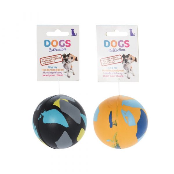 Dog Toy Bounce Rubber Balls Tough Durable Solid Balls PACK OF 2 - FREE SHIPPING
