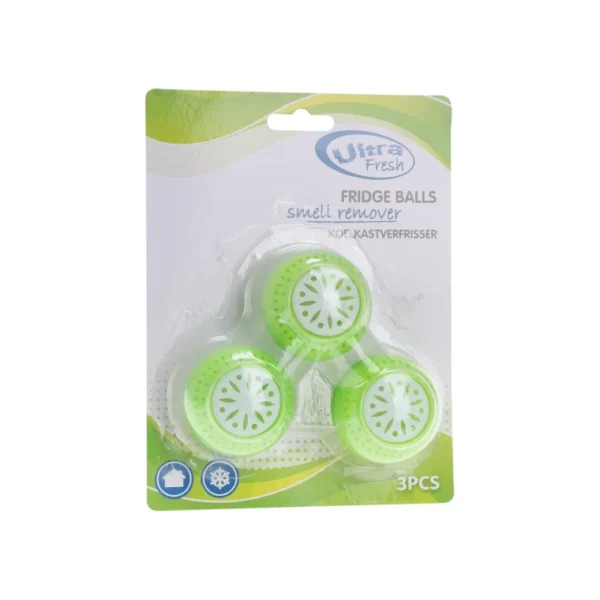 3PCS SET GREEN FRIDGE BALLS SMELL REMOVER ODOUR FOOD SMELL REFRIGERATOR NEW - Image 8
