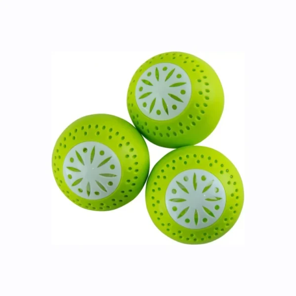 3PCS SET GREEN FRIDGE BALLS SMELL REMOVER ODOUR FOOD SMELL REFRIGERATOR NEW - Image 9