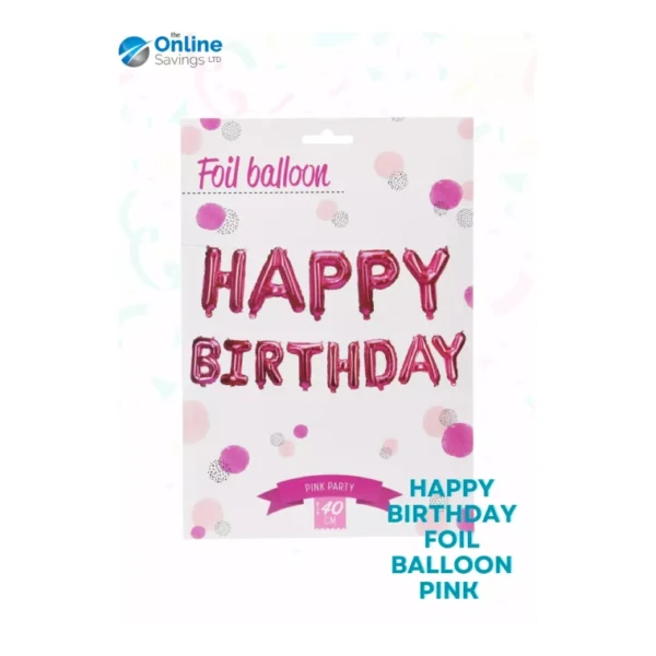 HAPPY BIRTHDAY BALLOON FOIL DECORATION LETTERS MULTI COLOR BIRTHDAY PARTY WALL - Image 14