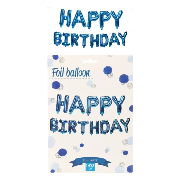 HAPPY BIRTHDAY BALLOON FOIL DECORATION LETTERS MULTI COLOR BIRTHDAY PARTY WALL - Image 4