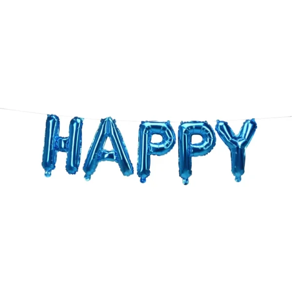 MULTICOLOR BIRTHDAY DECOR 24PCS SET BALLOONS BUNTING NUMBERS HATS TABLECLOTH - Image 13