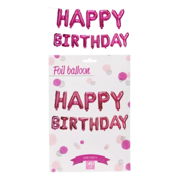 HAPPY BIRTHDAY BALLOON FOIL DECORATION LETTERS MULTI COLOR BIRTHDAY PARTY WALL - Image 11