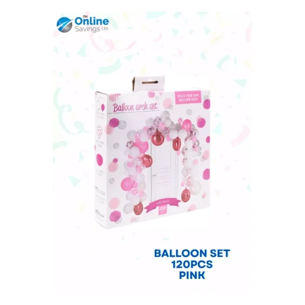 120 PCS BALLOON SET BIRTHDAY PARTY DECORATIONS WEDDING BABY SHOWER ANNIVERSARY - Image 2