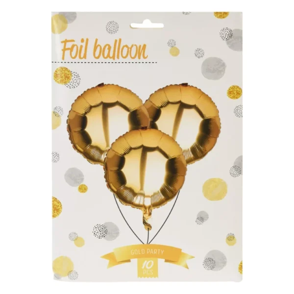 GOLD BIRTHDAY DECORATION SET BALLOONS GARLAND BUNTING CONFETTI 92PCS SET - Image 16