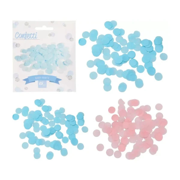 GENDER REVEAL BABY SHOWER SET PARTY DECORATION BALLOONS CONFETTI TABLECLOTH - Image 6