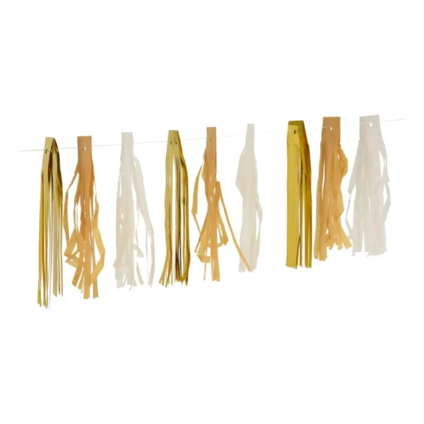 GOLD BIRTHDAY DECORATION SET BALLOONS GARLAND BUNTING CONFETTI 92PCS SET - Image 6