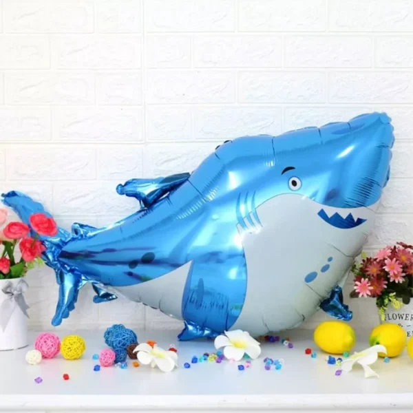 6 PCS CUTE SEA ANIMALS BALLOON FOIL KIDS BIRTHDAY BEACH PARTY SEA THEMED - Image 4