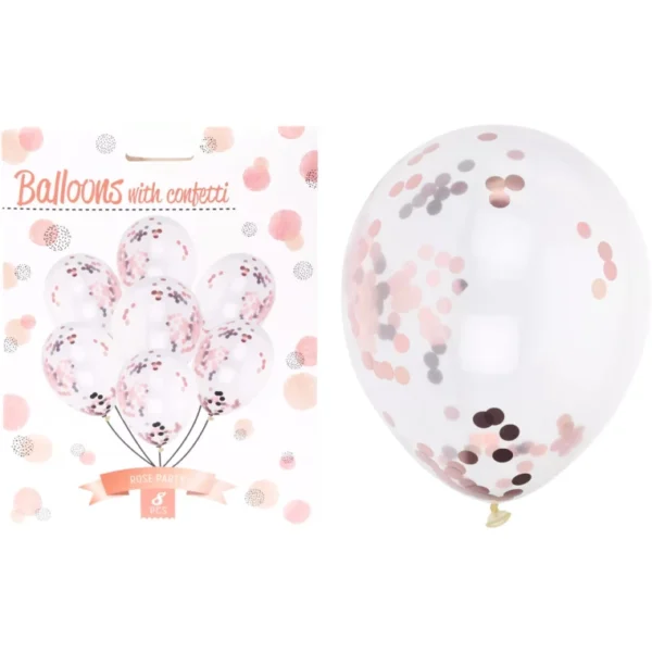 PARTY ROSE GOLD SET DECORATIONS BIRTHDAY BALLOONS BUNTING TABLECLOTH 160PCS - Image 12