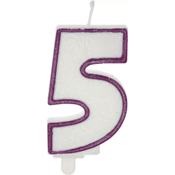 COLORED BIRTHDAY CANDLE NUMBERS 0-9 CAKE TOPPER BIRTHDAY PARTY - 1 PIECE - Image 7