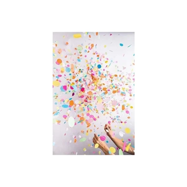 CONFETTI BALLOONS 4 COLOR CHOICES DECORATIONS FOR CELEBRATIONS PARTY- 8PCS - Image 6