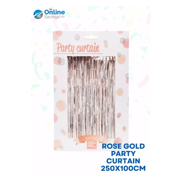 PARTY CURTAIN PHOTO DECORATIONS BIRTHDAY WEDDING 250X100CM CHOICE OF 4 COLOURS - Image 7