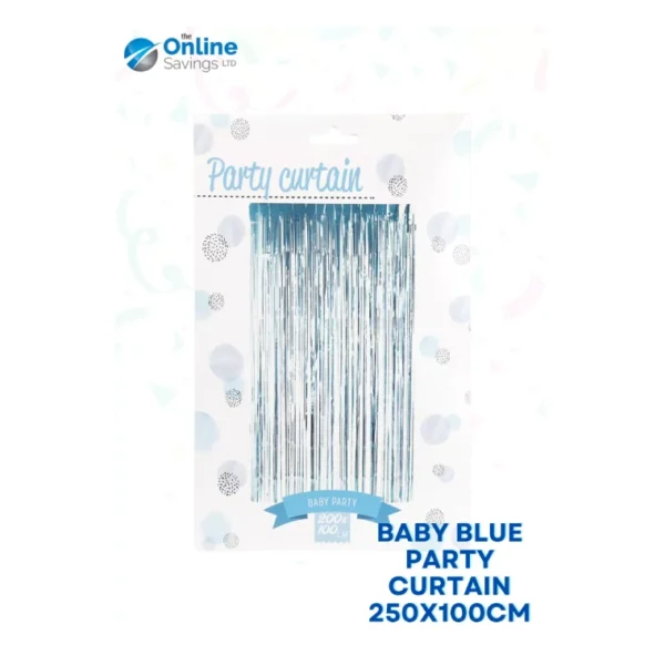 PARTY CURTAIN PHOTO DECORATIONS BIRTHDAY WEDDING 250X100CM CHOICE OF 4 COLOURS - Image 11