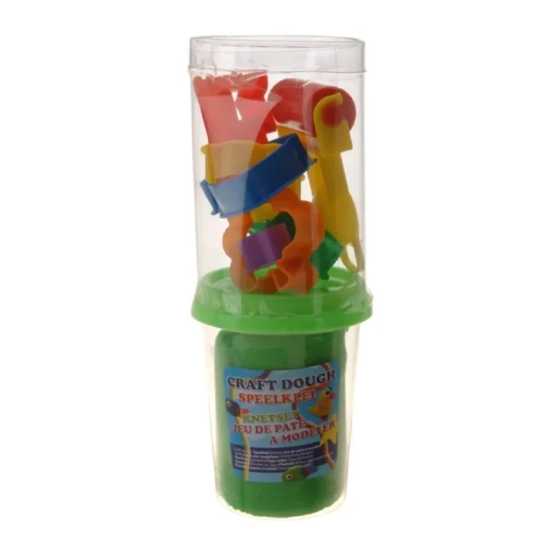 PLAY MODELLING DOUGH SET OF 8PCS 5ASS CLEAR ACTIVTY WITH TOOLS CLAY FUN KIDS - Image 4