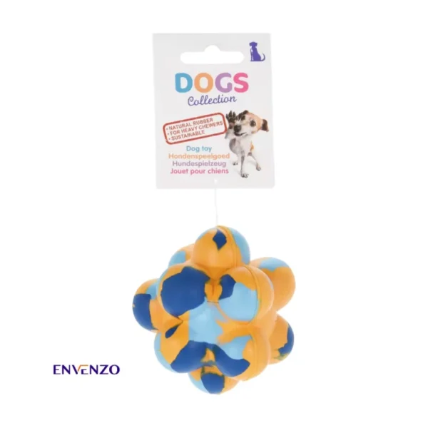 Dog Toy Natural Rubber Durable Chew & Fetch Play Bounce Balls Heavy Duty 2 Pack - Image 3