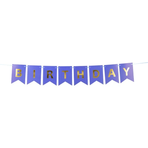 COLORFUL FLAG LINE HAPPY BIRTHDAY BUNTING BANNER COLORS DECORATIONS PHOTOS - Image 13