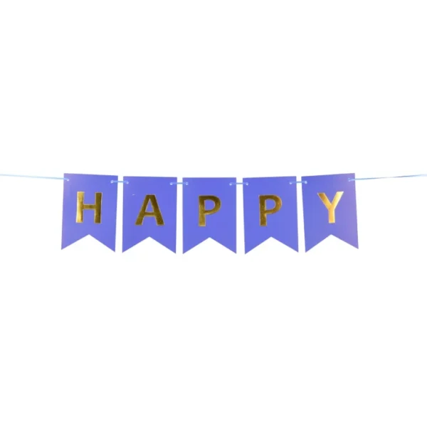 COLORFUL FLAG LINE HAPPY BIRTHDAY BUNTING BANNER COLORS DECORATIONS PHOTOS - Image 14