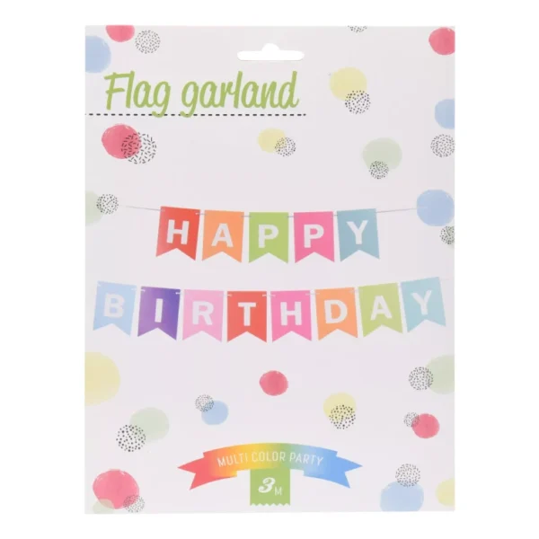 MULTICOLOR BIRTHDAY DECOR 24PCS SET BALLOONS BUNTING NUMBERS HATS TABLECLOTH - Image 14