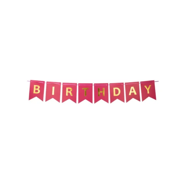 COLORFUL FLAG LINE HAPPY BIRTHDAY BUNTING BANNER COLORS DECORATIONS PHOTOS - Image 9