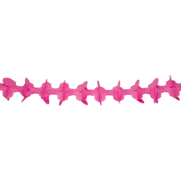 6M - FOUR HANGING LEAF GARLAND BUNTING PAPER BIRTHDAY WEDDING PARTY COLORS - 1PC - Image 4