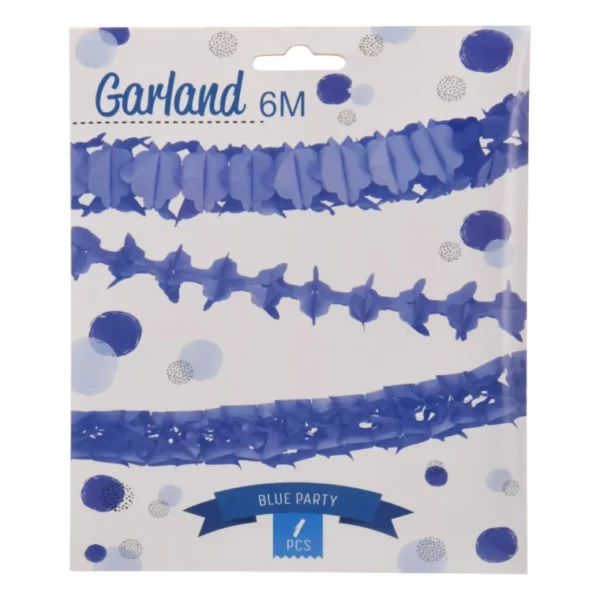 6M - FOUR HANGING LEAF GARLAND BUNTING PAPER BIRTHDAY WEDDING PARTY COLORS - 1PC - Image 16