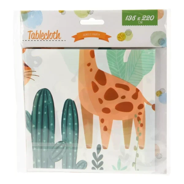 58PCS SET JUNGLE ANIMAL PARTY OF BALLOONS PAPER GARLAND HATS CAKETOPPER BIRTHDAY - Image 12