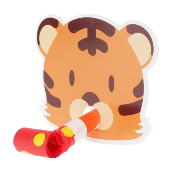 GIFT ROLL TONGUE JUNGLE ANIMALS SET OF 8PCS CHILDREN'S TOY WHISTLE- SET OF 8PCS - Image 4