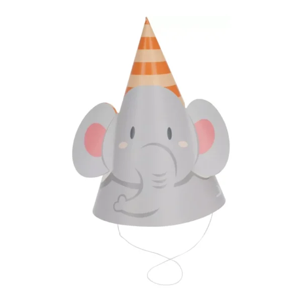 NEW HAT PAPER JUNGLE DESIGN Party Hats for Kids Birthday Party Games Fun - 8PCS - Image 9