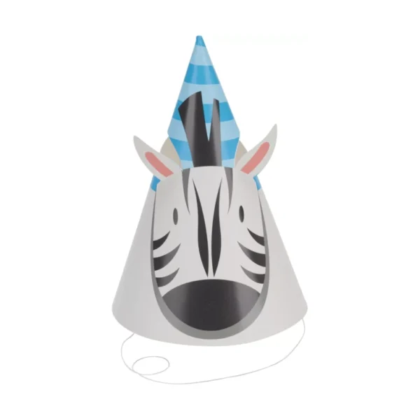 NEW HAT PAPER JUNGLE DESIGN Party Hats for Kids Birthday Party Games Fun - 8PCS - Image 6