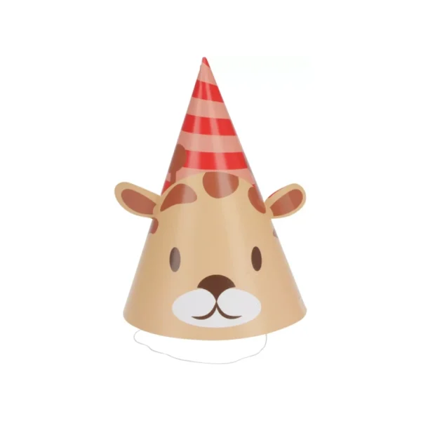 NEW HAT PAPER JUNGLE DESIGN Party Hats for Kids Birthday Party Games Fun - 8PCS - Image 4