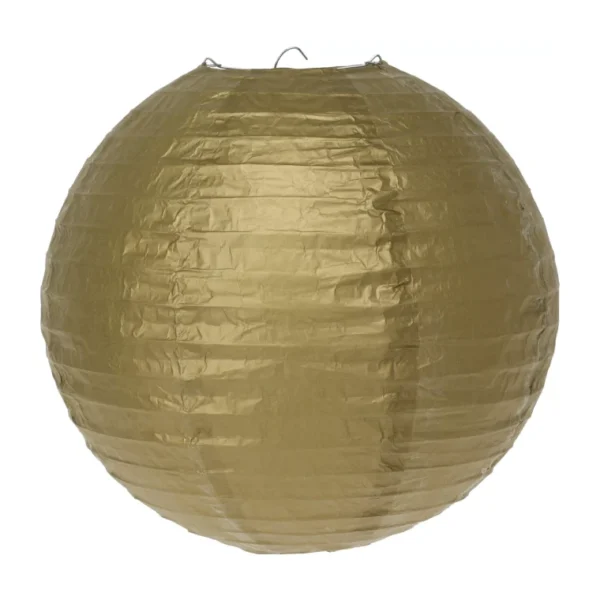 6PCS GOLD AND WHITE PAPER LANTERN SET OF WEDDING EVENT PARTY HOME HOLIDAY 6PCS - Image 6