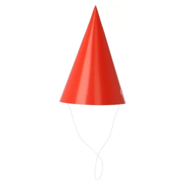 MULTICOLORED PARTY HATS PAPER 160X115MM 8PCS BIRTHDAY PARTY - 160X115MM HAT MULT - Image 4