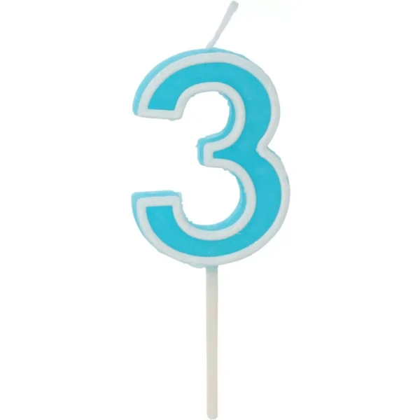 UNICORN BIRTHDAY NUMBER CANDLES 0 TO 9 CAKE TOPPER DECOR PARTY BIRTHDAY - 3PCS - Image 10