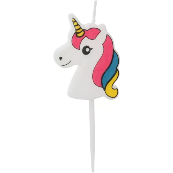UNICORN BIRTHDAY NUMBER CANDLES 0 TO 9 CAKE TOPPER DECOR PARTY BIRTHDAY - 3PCS - Image 24
