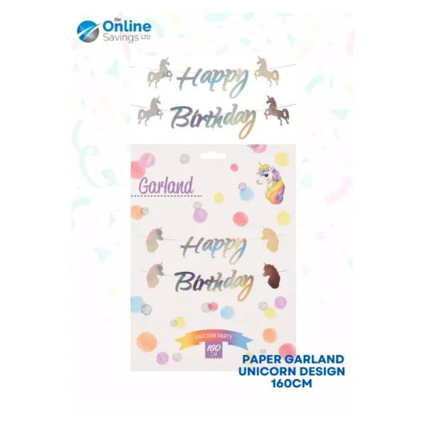 MULTICOLOR BIRTHDAY DECOR 24PCS SET BALLOONS BUNTING NUMBERS HATS TABLECLOTH - Image 23