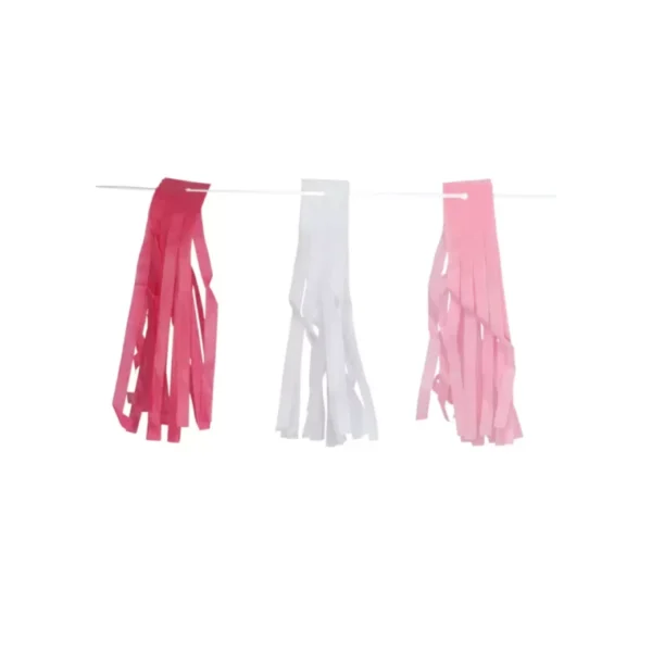 PAPER TASSEL GARLAND 20PCS COLORS PARTY DECORATIONS BIRTHDAY PARTY- 20PCS TASSEL - Image 4