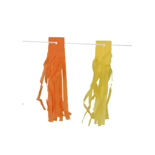PAPER TASSEL GARLAND 20PCS COLORS PARTY DECORATIONS BIRTHDAY PARTY- 20PCS TASSEL - Image 5