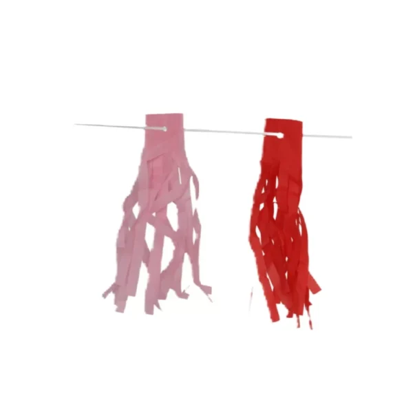 PAPER TASSEL GARLAND 20PCS COLORS PARTY DECORATIONS BIRTHDAY PARTY- 20PCS TASSEL - Image 6