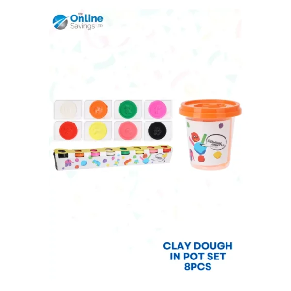 PLAY CLAY DOUGH IN POT SET FUN ACTIVITY KIDS ART & CRAFTS COLORFUL 4 SIZE OPTION - Image 28