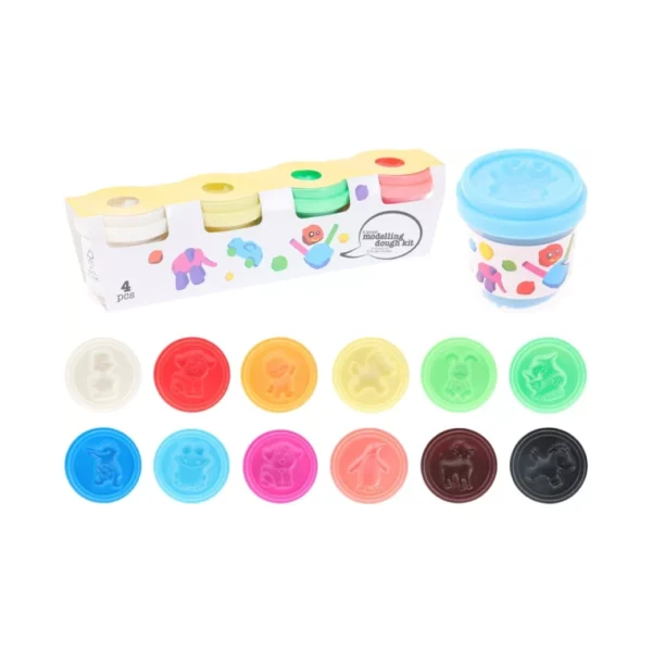 PLAY CLAY DOUGH IN POT SET FUN ACTIVITY KIDS ART & CRAFTS COLORFUL 4 SIZE OPTION - Image 19