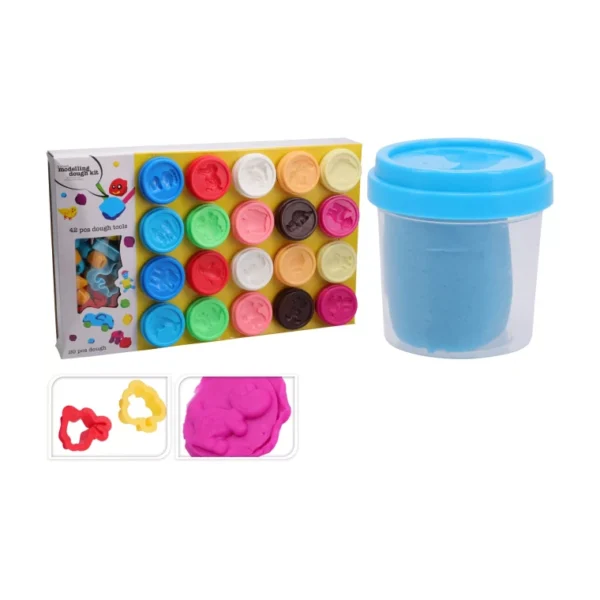PLAY CLAY DOUGH IN POT SET FUN ACTIVITY KIDS ART & CRAFTS COLORFUL 4 SIZE OPTION - Image 36