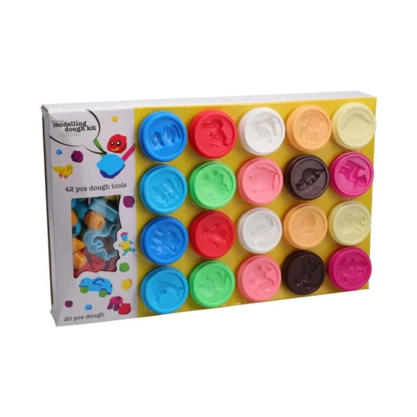 PLAY CLAY DOUGH IN POT SET FUN ACTIVITY KIDS ART & CRAFTS COLORFUL 4 SIZE OPTION - Image 35