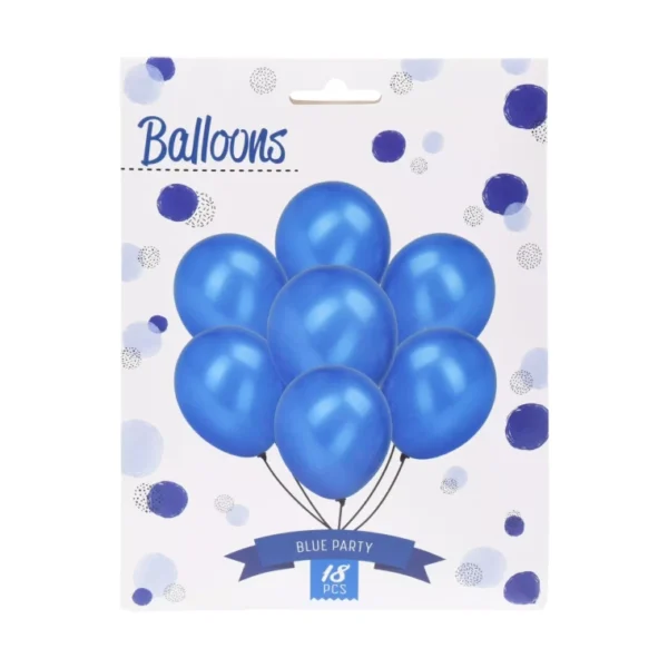18PCS 12 INCH RUBBER BALLOONS PARTY BIRTHDAY WEDDING BLUE HOT PINK - 18 PCS - Image 9
