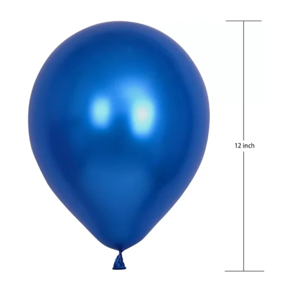 18PCS 12 INCH RUBBER BALLOONS PARTY BIRTHDAY WEDDING BLUE HOT PINK - 18 PCS - Image 6