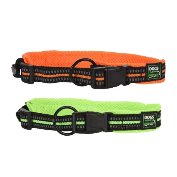 Dog Collar For Medium Dogs Safety Comfortable Collar For Walks Yellow / Orange - Image 2