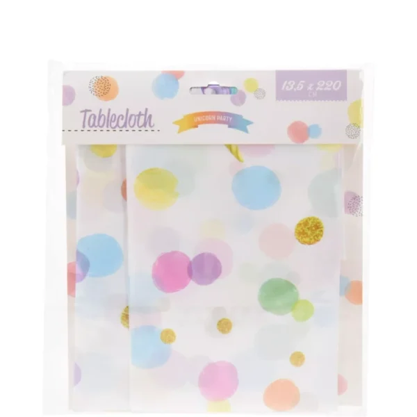 138X220CM TABLE CLOTH UNICORN RECTANGLE DECORATION PARTY BIRTHDAY TABLE COVER