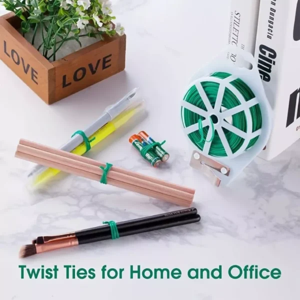 TWISTEE Twist Tie Multi-Purpose Wire Garden Wire Dispenser & Cutter - 30 METER - Image 10