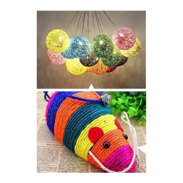 GREEN JUTE ROPE METER GREEN For Garden Crafts Gifts Tag Twine Garden 100M - 200M - Image 9