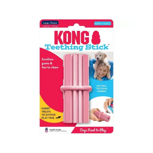 Kong Puppy Teething Stick Dog Toy Chew Stick - Large - Pink/Blue NEW FreePostage - Image 3
