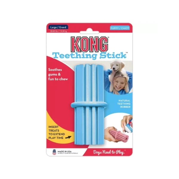 Kong Puppy Teething Stick Dog Toy Chew Stick - Large - Pink/Blue NEW FreePostage - Image 5